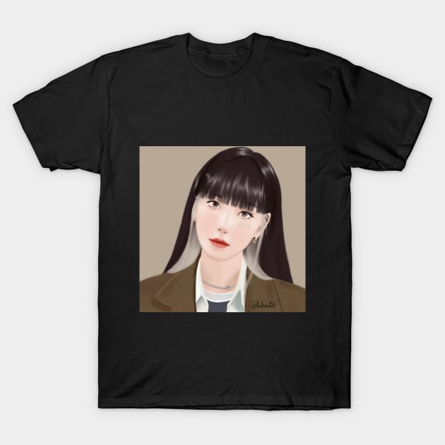 GIRLS GENERATION (SNSD) TAEYEON ART PRINT (FAN ART) T-Shirt by GMICHAELSF